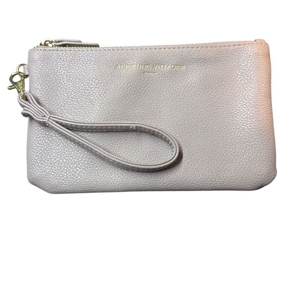 Adrienne Vittadini Studio Women's Gray Detachable Strap Charging Wallet Wristlet - Picture 14 of 16